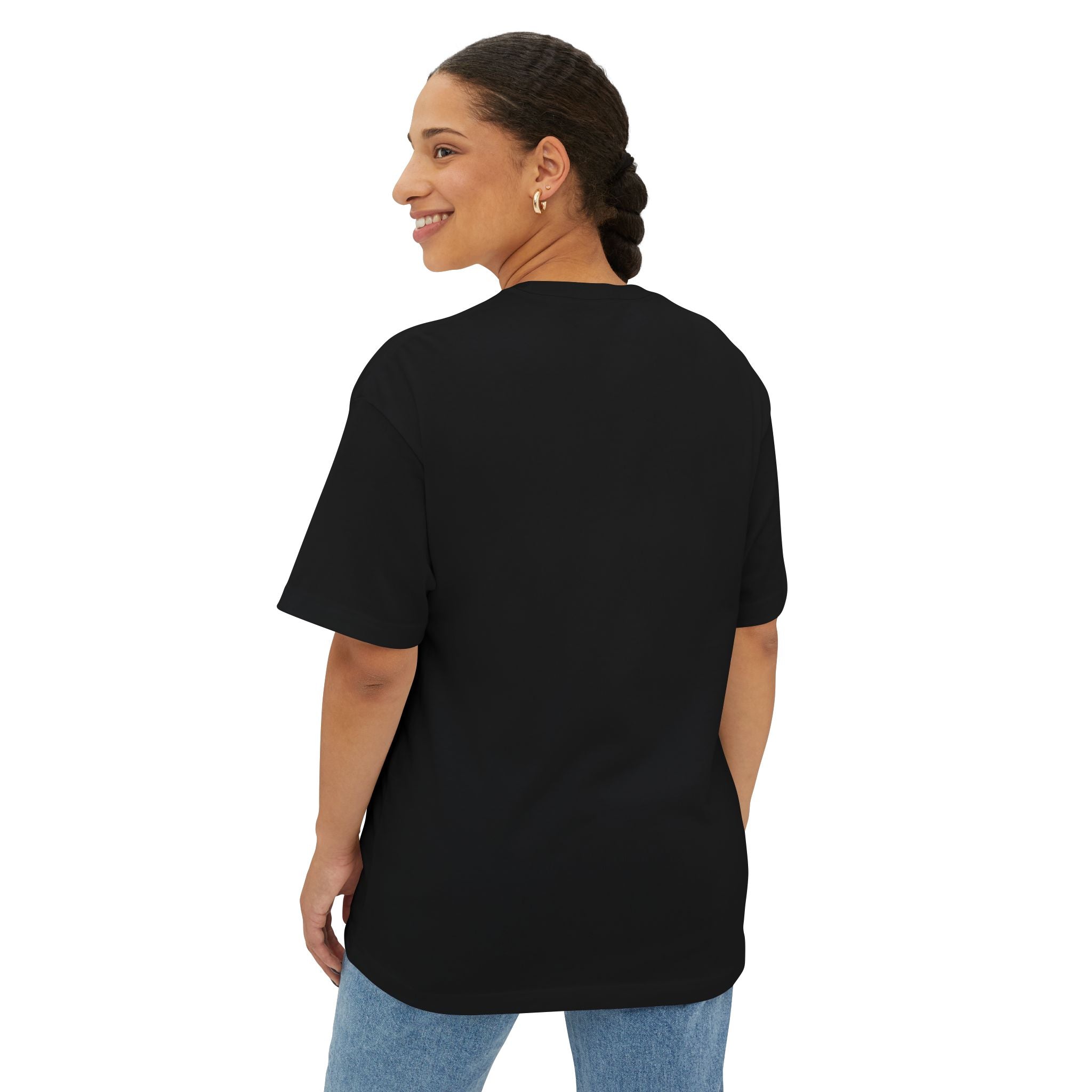 GirlyPops "Makin' The Block Hot" Boxy Tee — Graphic Oversized Tee for Trendy Streetwear